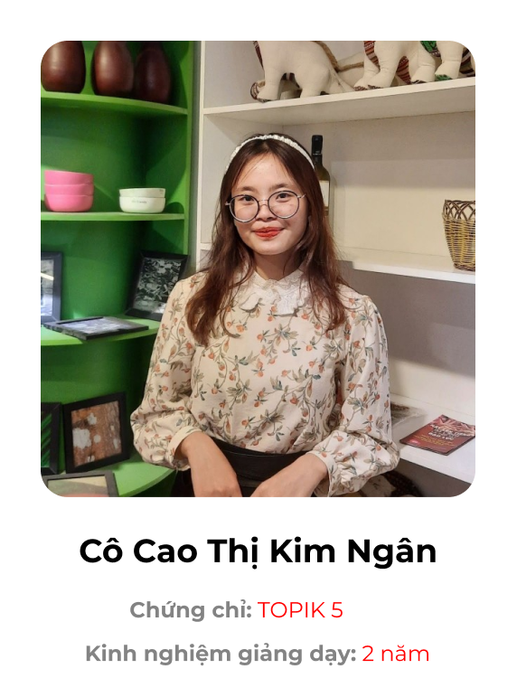 Cô Cao Thị Kim Ngân