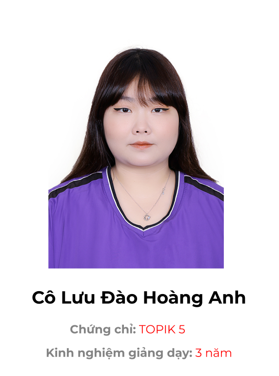Cô Lưu Đào Hoàng Anh