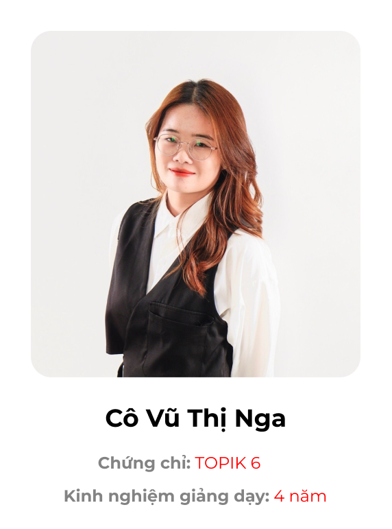Cô Vũ Thị Nga