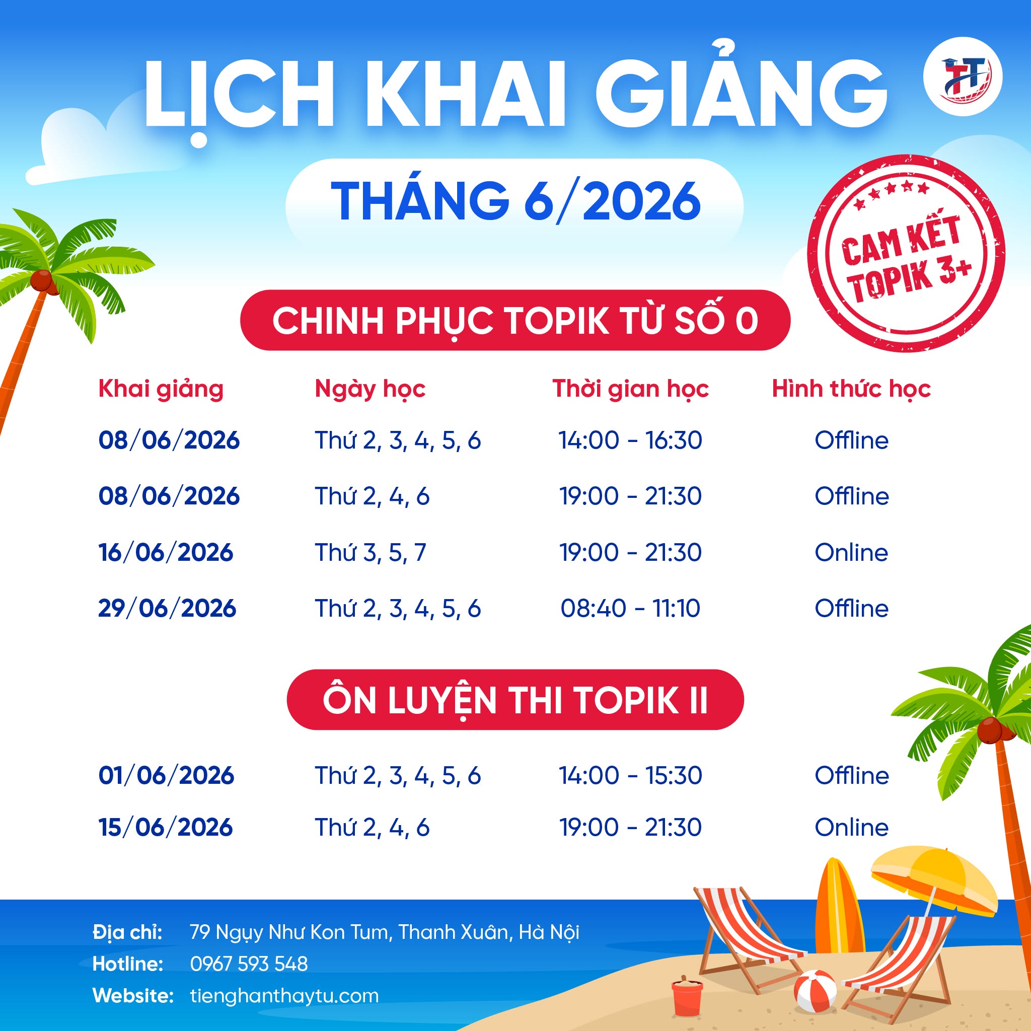 lich khai giang t6
